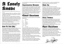 Load image into Gallery viewer, A Lonely Knave