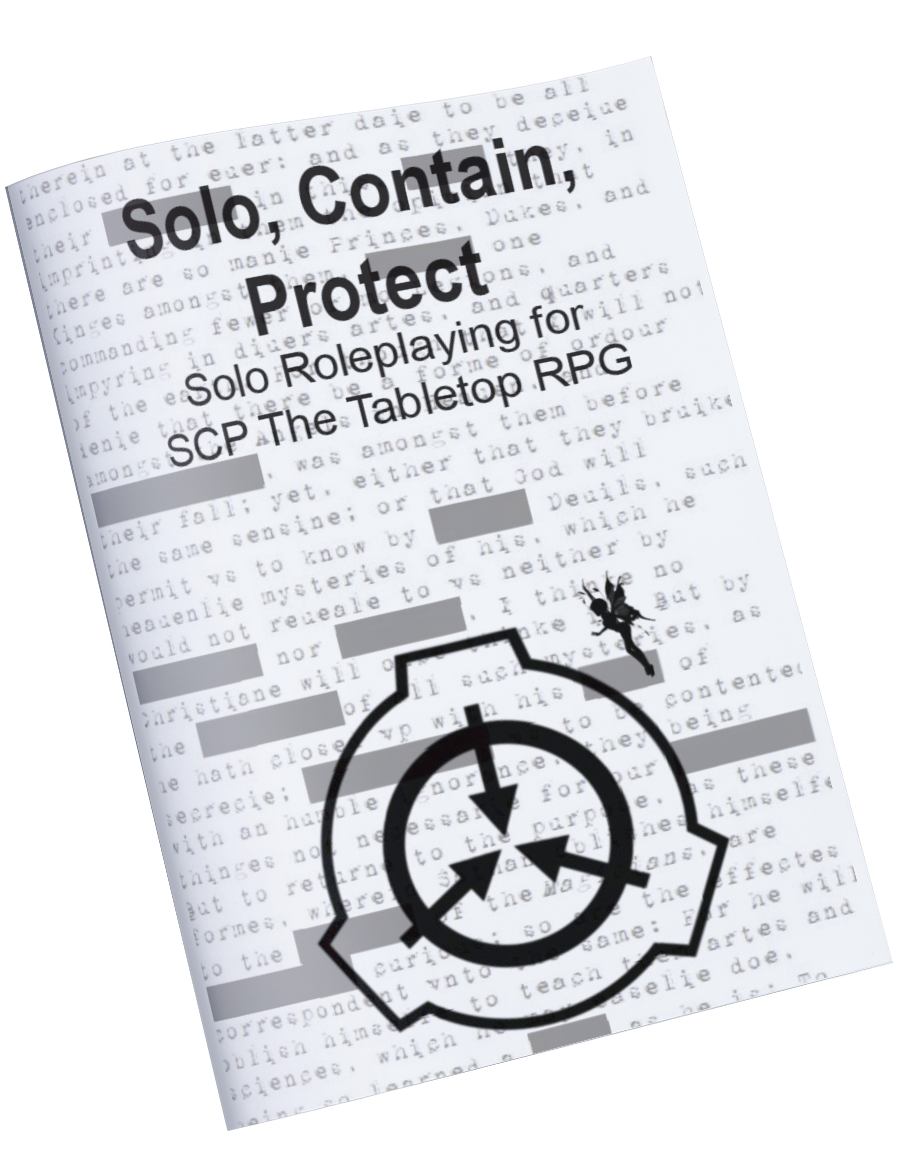 SCP The Tabletop RPG - 26 Letter Publishing