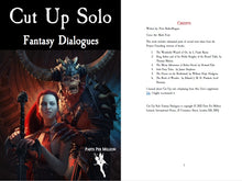 Load image into Gallery viewer, Cut Up Solo Fantasy Dialogues
